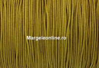 Snur matase pentru bratari, olive auriu, 0.8mm - x5m