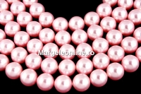 Ideal premium pearls, rosaline, 6mm - x50