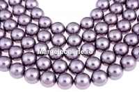 Ideal premium pearls, mauve, 4mm - x100