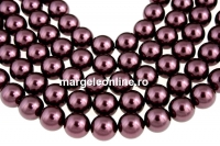 Ideal premium pearls, burgundy, 12mm - x10