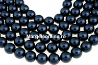 Ideal premium pearls, night blue, 4mm - x100