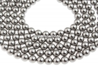 Ideal premium pearls, grey, 3mm - x100