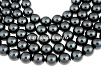 Ideal premium pearls, black, 2mm - x100