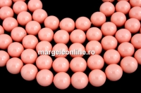 Ideal premium pearls, pink coral, 6mm - x50