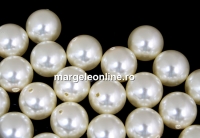 Ideal single hole pearls, cream, 12mm - x2
