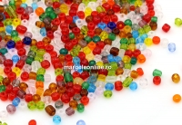 Sand beads, mix colour line, 4mm - x100g
