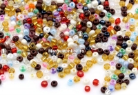 Margele de nisip, mix autumn line, 4mm - x100g