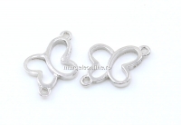 Link fluture, argint 925 placat cu rodiu, 13mm - x1