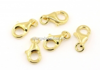 Incuietoare carabina clasica , argint 925 placat cu aur light, 11x7mm - x1