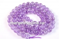 Amethyst, round, 5.5mm