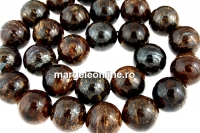 Margele bronzit natural, 5mm