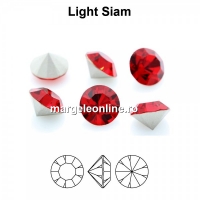 Preciosa chaton SS17/PP32, light siam, 4mm - x40