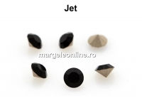 Preciosa chaton SS17/PP32, jet, 4mm - x40