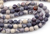 Margele Jasp pictat, rotund, 6.5mm