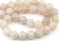 Margele Piatra lunii naturala, rotund, 10.5mm