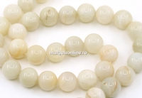 Margele Piatra lunii naturala, rotund, 10.5mm