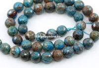 Margele Calsilica, super, rotund fatetat, 8mm