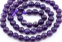 Margele Ametist, rotund, 6.5mm