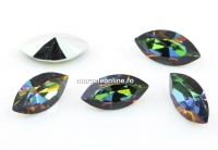 Preciosa navette, vitrail medium, 10mm - x2