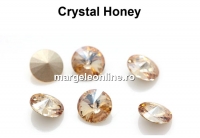 Preciosa rivoli, honey, 6mm - x2