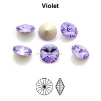 Preciosa rivoli, violet, 14mm - x1