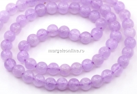 Margele Ametist lavanda, rotund, 5.5mm