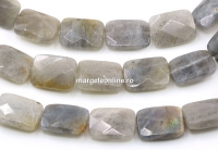 Margele Labradorit, dreptunghi fatetat, 16x12mm