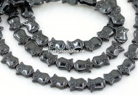 Margele Hematit, bufnita, gun, 10mm