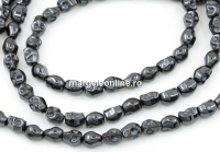 Margele Hematit, craniu, gun, 6mm