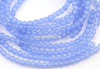 Margele ochi de pisica, bleu, 4mm