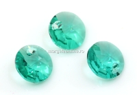 Swarovski, pand. rivoli, ReCreated Caribbean Green, 8mm - x4