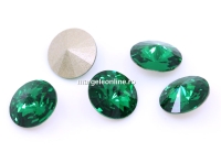 Swarovski, rivoli, Majestic Green, 8mm - x2