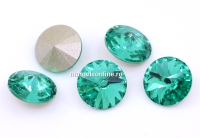 Swarovski, rivoli, ReCreated Caribbean Green, 8mm - x2