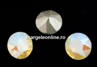 Swarovski, chaton ss39, White Opal Shimmer, 8mm - x2