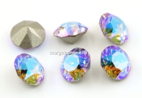 Swarovski, chaton ss34, Violet Blue AB, 7mm - x2