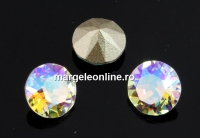 Swarovski, chaton ss34, Crystal Blue AB, 7mm - x2