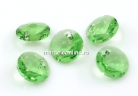 Swarovski, pandantiv rivoli, ReCreated peridot, 8mm - x4