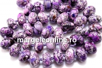 Colier cu margele din magnezit, rondela, 16x10mm