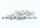 Link 2 inimi cu cristale, argint 925 placat cu rodiu, 16mm - x1