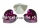 Swarovski, fancy chaton inima, fuchsia, 6mm - x4