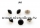 Preciosa chaton SS17/PP32, jet, 4mm - x40