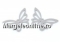 Earring base, 925 silver, rivoli 8mm - x1pair