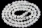 Margele opal natural alb, disc, 14mm