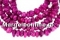 Jade, free form rondelle, lilac purple, 10-14mm