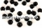 Black-white agate, round, 8mm