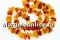 Baltic amber, necklace free form, 10-16mm