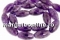Amethyst, intense, faceted briolette, 10x7mm