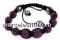 Bratara cu 5 margele shamballa light light topaz x1