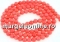 Coral beads, intense pink, round, 9mm