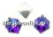 Swarovski, cube cabochon, vitrail medium, 8mm - x1